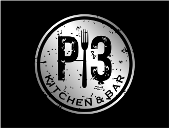 P3 Kitchen & Bar logo design by cintoko