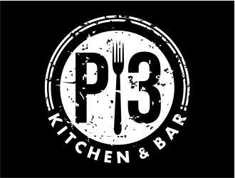 P3 Kitchen & Bar logo design by cintoko
