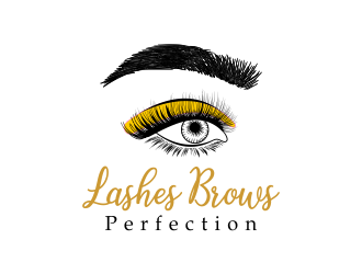 Lashes Brows Perfection logo design by nandoxraf