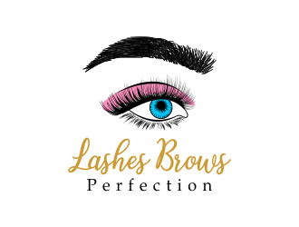 Lashes Brows Perfection logo design by nandoxraf