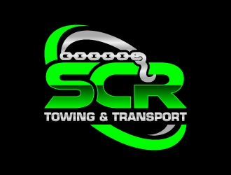SCR Towing & Transport logo design by abss