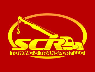 SCR Towing & Transport logo design by beejo