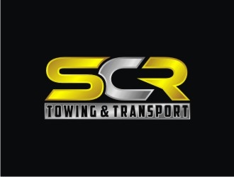 SCR Towing & Transport logo design by bricton