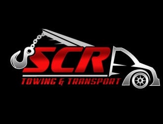 SCR Towing & Transport logo design by Benok