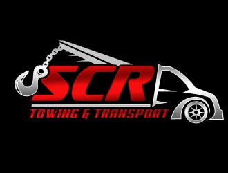 SCR Towing & Transport logo design by Benok