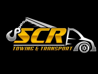 SCR Towing & Transport logo design by Benok
