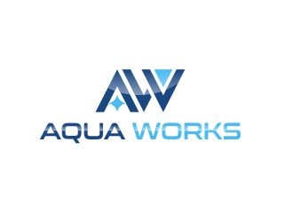Aqua Works logo design by MRANTASI