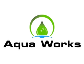 Aqua Works logo design by jetzu