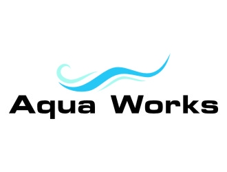 Aqua Works logo design by jetzu