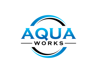Aqua Works logo design by ubai popi