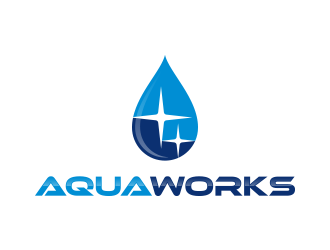 Aqua Works logo design by lexipej