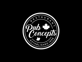 Pub Concepts logo design by ammad