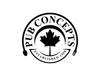 Pub Concepts logo design by uttam