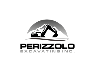 Perizzolo Excavating Inc. logo design by ammad