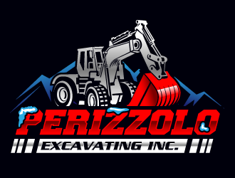 Perizzolo Excavating Inc. logo design by Suvendu