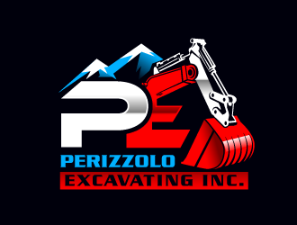 Perizzolo Excavating Inc. logo design by Suvendu