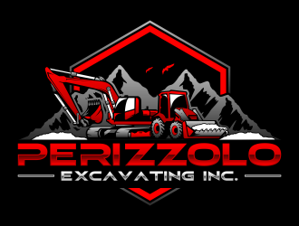 Perizzolo Excavating Inc. logo design by jm77788