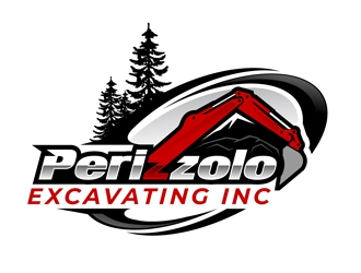Perizzolo Excavating Inc. logo design by DreamLogoDesign
