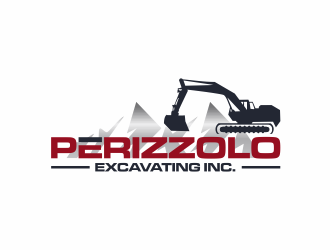 Perizzolo Excavating Inc. logo design by ammad