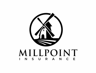 Millpoint Insurance logo design by hidro