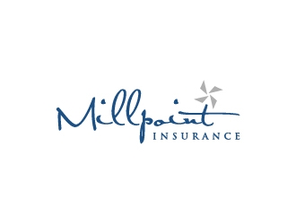 Millpoint Insurance logo design by wongndeso