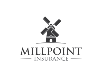 Millpoint Insurance logo design by ammad