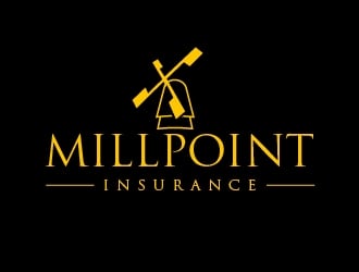 Millpoint Insurance logo design by pollo