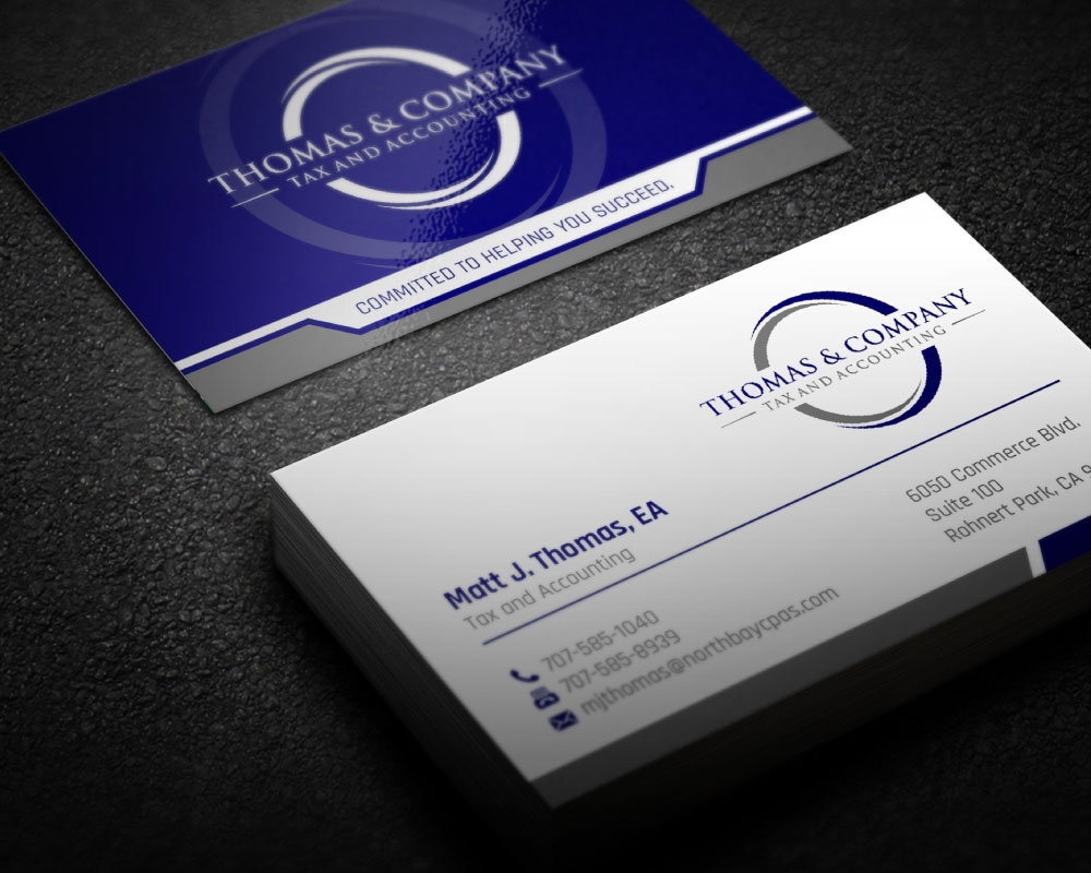 Thomas & Company - Tax and Accounting logo design by Boomstudioz