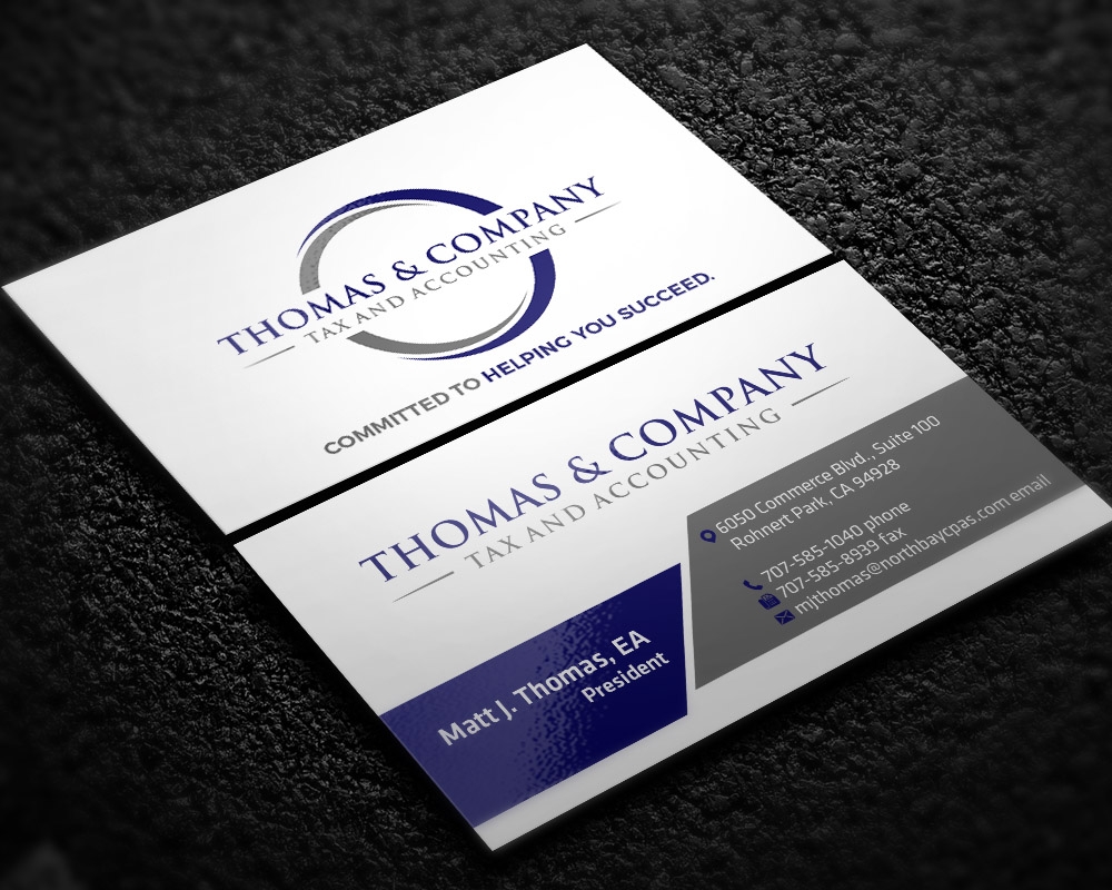 Thomas & Company - Tax and Accounting logo design by scriotx