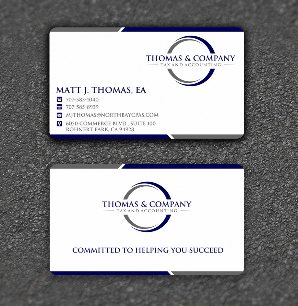 Thomas & Company - Tax and Accounting logo design by ManishKoli