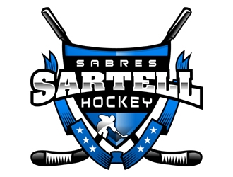 Sartell Youth Hockey Association logo design by MAXR