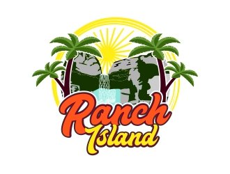 Ranch Island logo design by nandoxraf