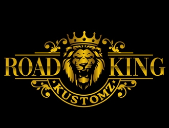 Road King Kustomz logo design by DreamLogoDesign