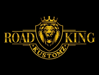 Road King Kustomz logo design by DreamLogoDesign