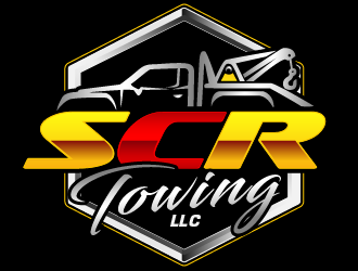 SCR Towing & Transport logo design by THOR_