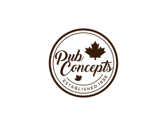 Pub Concepts logo design by ammad