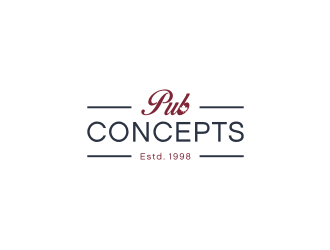 Pub Concepts logo design by Susanti