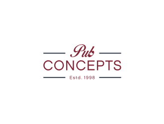 Pub Concepts logo design by Susanti