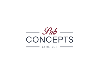 Pub Concepts logo design by Susanti