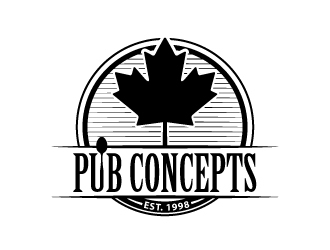 Pub Concepts logo design by uttam