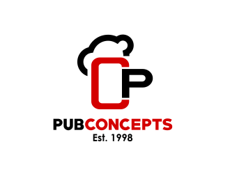 Pub Concepts logo design by serprimero