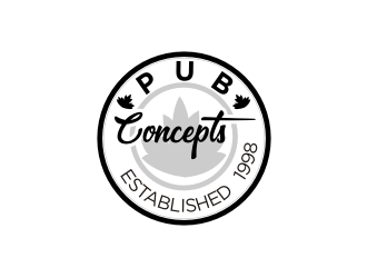 Pub Concepts logo design by sodimejo