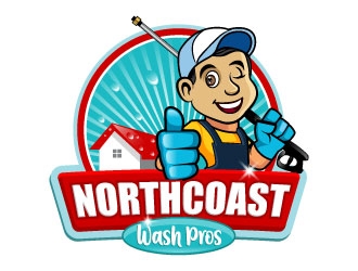 Northcoast Wash Pros logo design by Suvendu