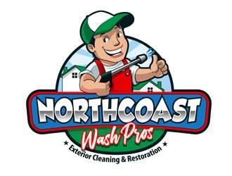 Northcoast Wash Pros logo design by DreamLogoDesign
