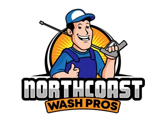Northcoast Wash Pros logo design by DreamLogoDesign