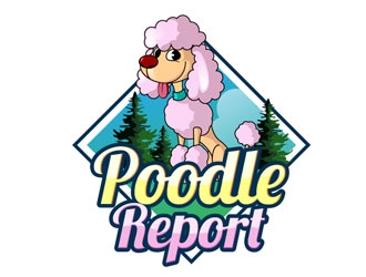 Poodle Report logo design by frontrunner