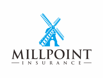 Millpoint Insurance logo design by Realistis