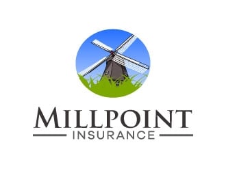 Millpoint Insurance logo design by karjen