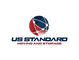 US Standard moving and storage logo design by Greenlight