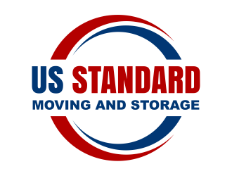 US Standard moving and storage logo design by cintoko